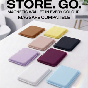 Magnetic Silicone Wallet for iPhone MagSafe Compatible